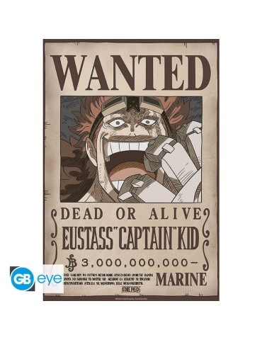 ONE PIECE - Poster "Wanted Kid Wano" (52x38)