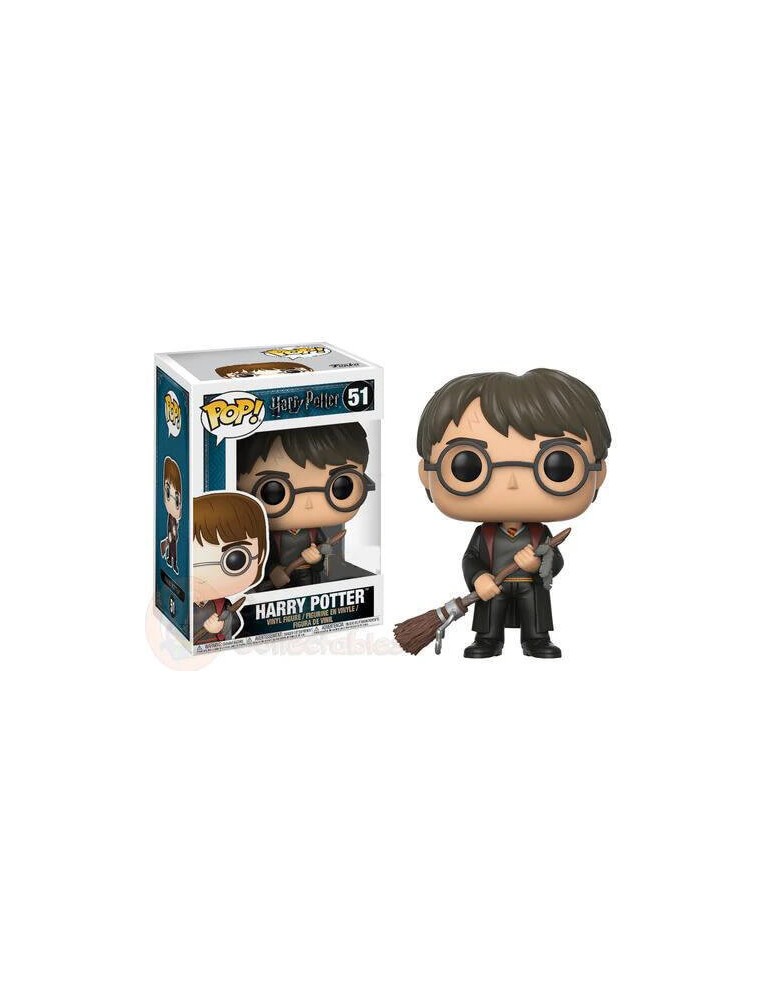 Harry Potter - Funko Pop 51 Harry with Firebolt & Feather Exclusive