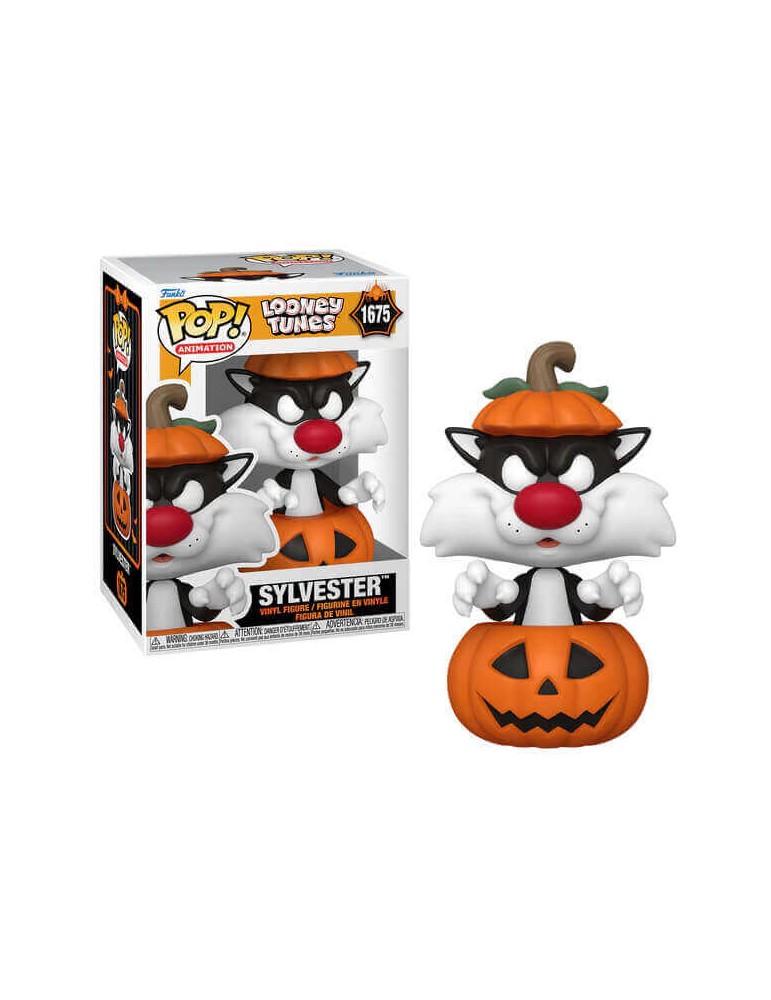Looney Tunes - Funko Pop 1675 Halloween Sylvester w/Pumpkin