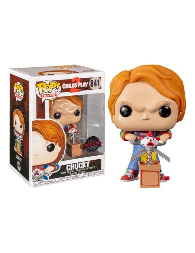 Chucky Jeu d'enfant - Funko Pop 841 Chucky w/ Buddy & Ciseaux géants