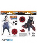 NARUTO SHIPPUDEN - Stickers - 16x11cm/ 2 planches - Sasuke/ Itachi