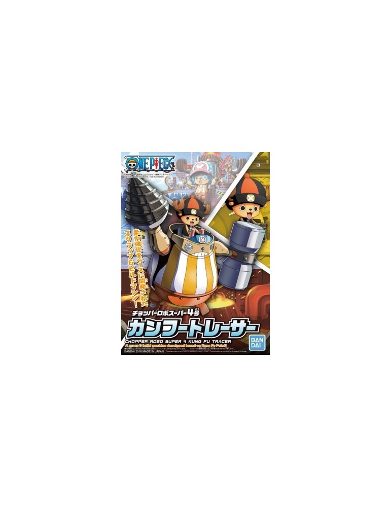 One Piece Maquette Chopper Robo 4 kung fu tracer 7 cm