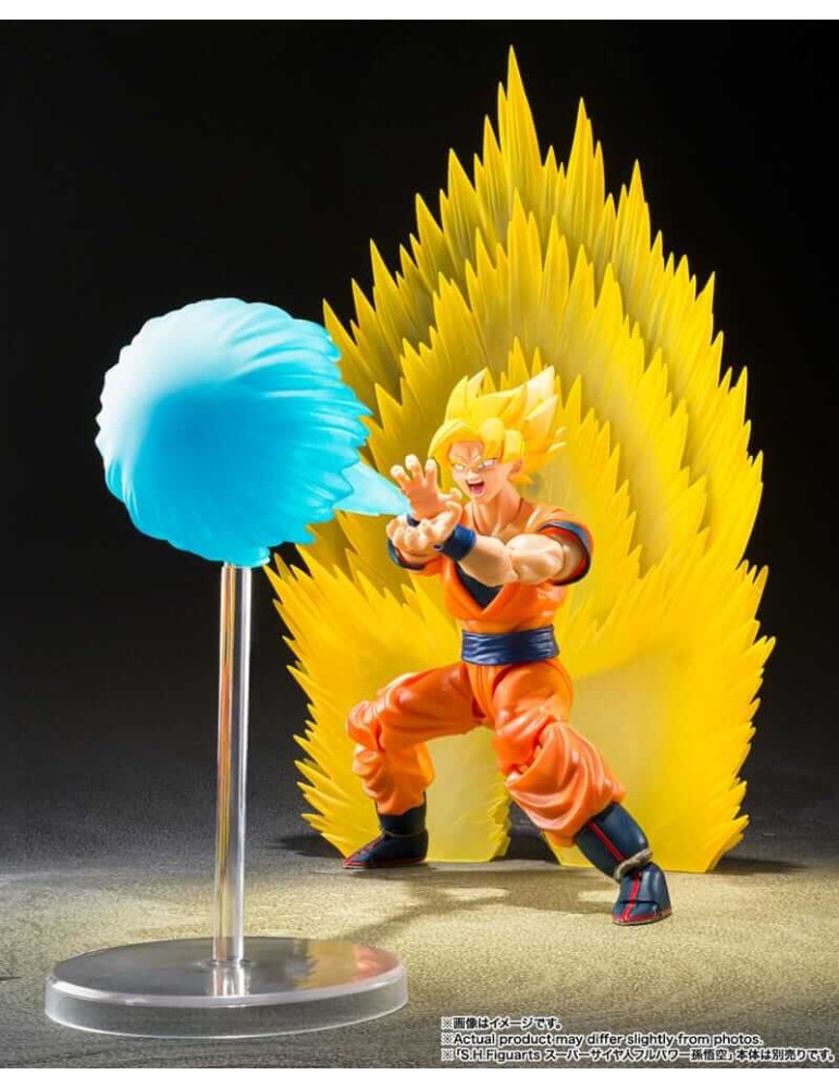 Dragon Ball Z - Figurine Super Saiyan Son Goku's Effect Parts Set -Teleport Kamehameha- S.H.Figuarts Bandai