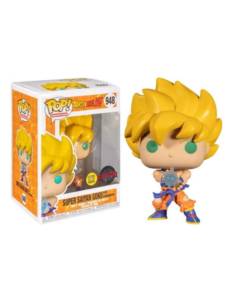 Dragon Ball Z - Funko Pop 948 SS Goku w/ Kamehameha Wave Exclusive (GW)