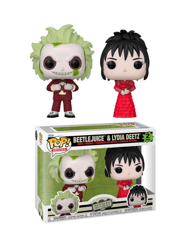Beetlejuice 2 - Funko pop Beetlejuice & Lydia Deetz