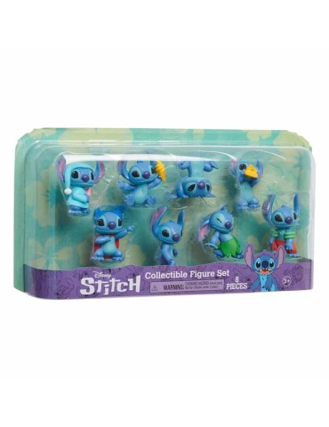 Lilo & Stitch pack 8 figurines Stitch Collectible 7 cm