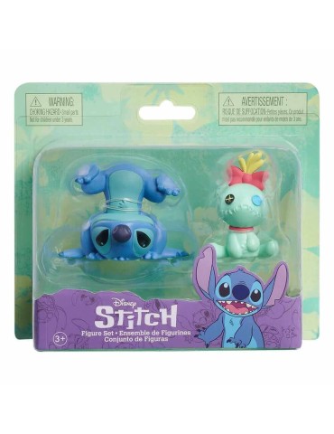 Lilo & Stitch pack 2 figurines Scrump & Upside Down Stitch 7 cm