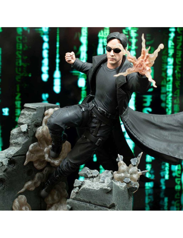 The Matrix Gallery Deluxe Figurine Neo 25 cm