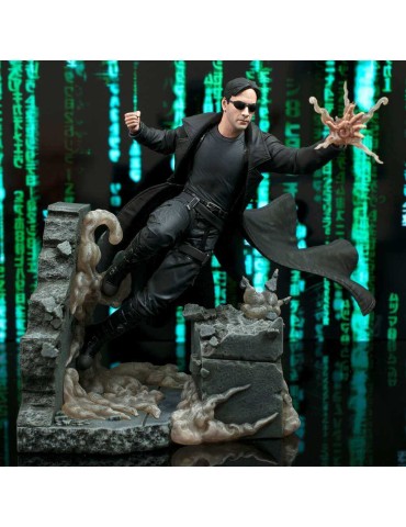 The Matrix Gallery Deluxe Figurine Neo 25 cm