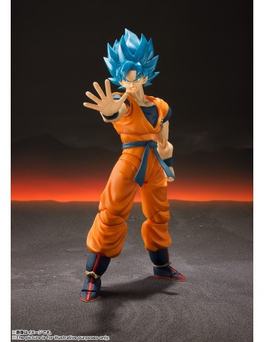 SHFIGUARTS DRAGON BALL SUPERS (SUPER SAIYAN GOD SS SON GOKU BLEU)
