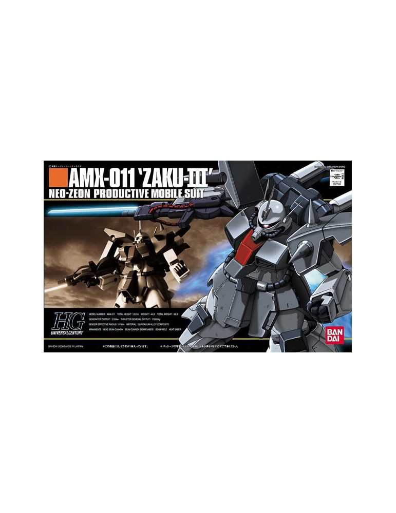 HG -  Gundam Amx-011 Zaku III ( 014 )