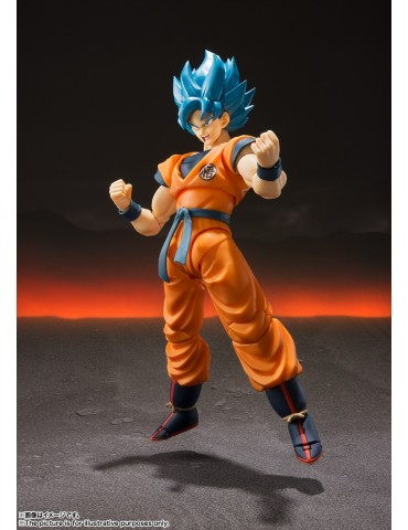 SHFIGUARTS DRAGON BALL SUPERS (SUPER SAIYAN GOD SS SON GOKU BLEU)