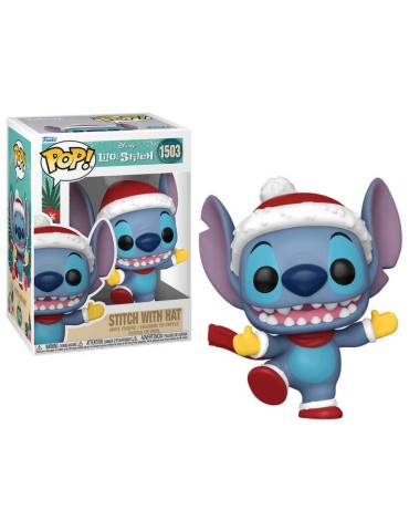 Disney - Funko Pop 1503 Holiday Stitch w/Hat