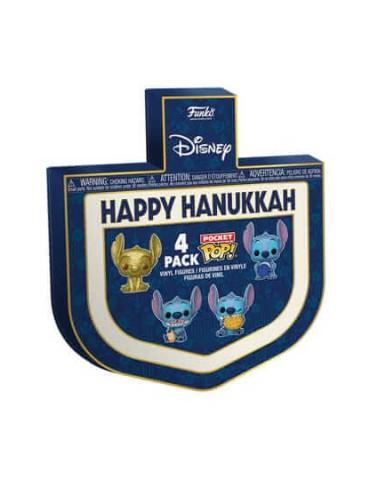 Disney 4 Pocket Pops Stitch Dreidel Box 4 cm