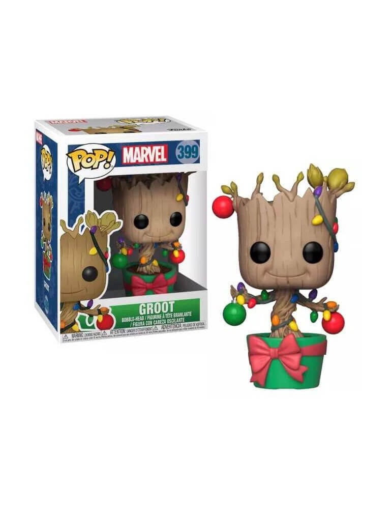 Marvel - Funko Pop 399 Groot Holiday