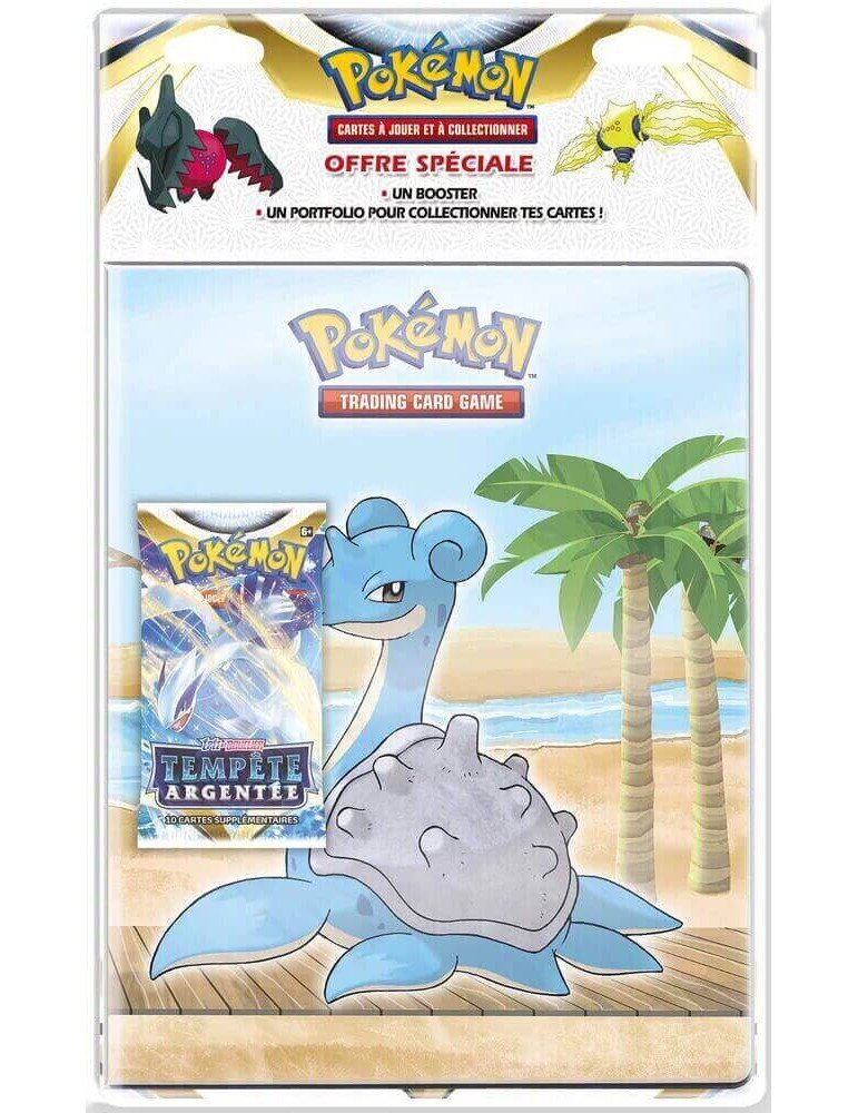 Portfolio A4 Pokémon avec booster Tempête Argentée