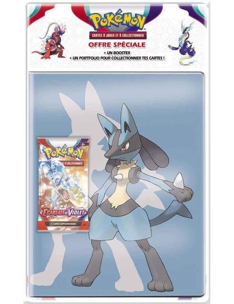 Portfolio A4 Pokémon avec booster Éclate & Violet
