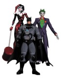 Batman Hush pack figurines Stealth Batman & Joker & Harley Quinn 17 cm