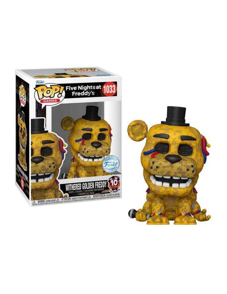 Five Nights at Freddy's - Funko Pop Gaming 1033 Withered Golden Freddy