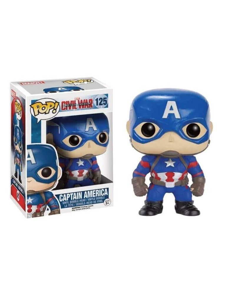 Marvel Civil Wars - Funko Pop 125 Captain America