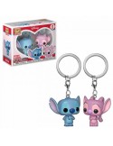 Disney Pack 2 porte-clés Pocket Pop Stitch & Angel
