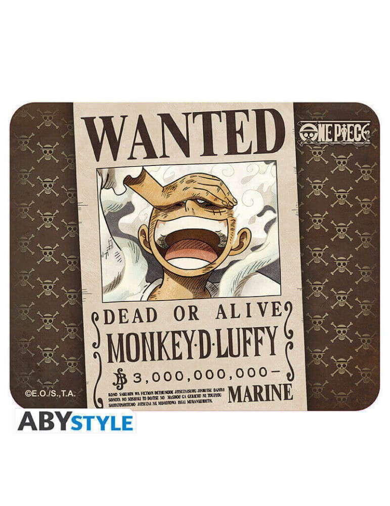 ONE PIECE - Tapis de souris souple - Wanted Luffy