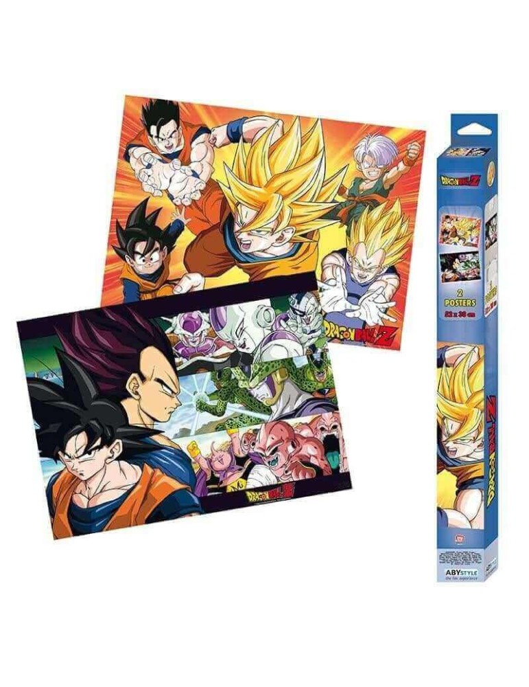 DRAGON BALL - Saiyans - Set de 2 Posters (52x38)