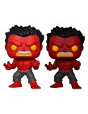 Marvel - Funko Pop 854 Red Hulk Exclusive + Chase