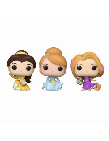 Disney 3 Pocket Pops Egg Princess 4 cm