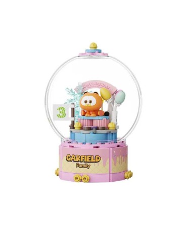 Garfield Crystal Ball Series Pantasy Garfield Birthday Cake 13 cm
