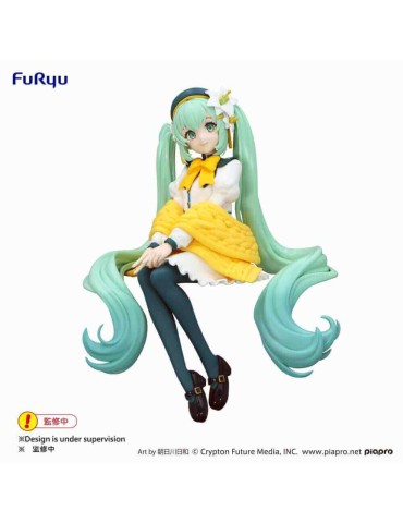 Hatsune Miku Figurine Noodle Stopper Flower Fairy Lily White Ver 14 cm
