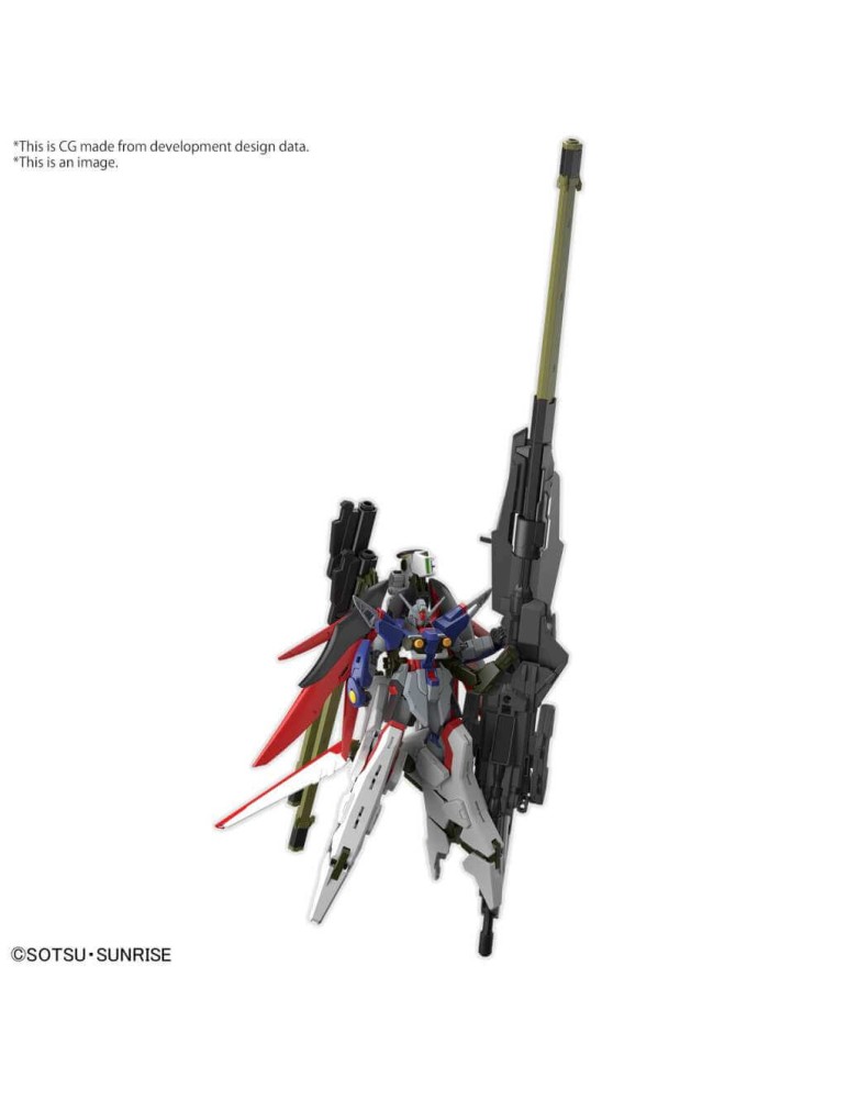 HG - Destiny Gundam Spec II & Zeus silhouette
