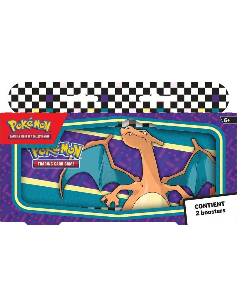 Pokémon Plumier Métal + 2 Boosters ( Version Française )
