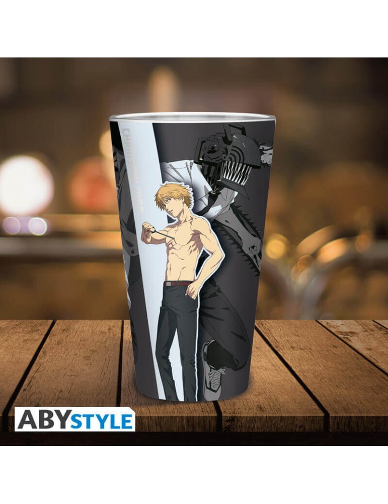CHAINSAW MAN - Verre XXL - 400 ml - Trio
