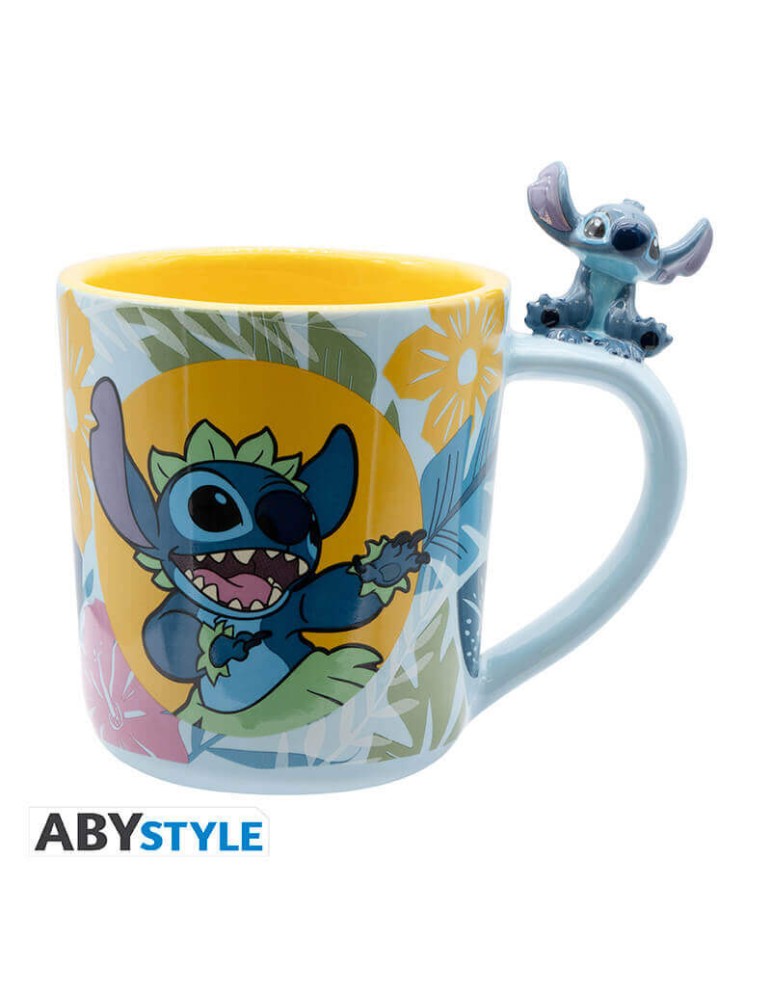 DISNEY - Mug 3D anse - Stitch hawaïen