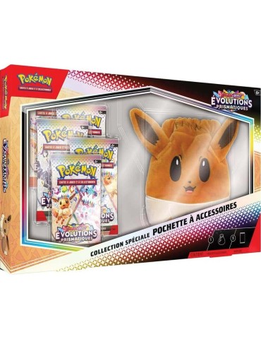 Pokémon - Coffret Accessoire 5 Boosters EV8.5 Évolutions Prismatiques ( Version Française )