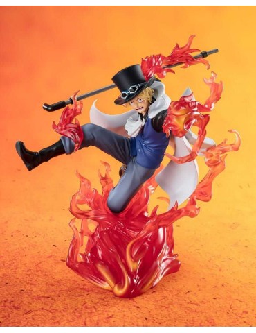 One Piece - Figurine Sabo Fire Fist Rook Check - Figuarts Zero Extra Battle