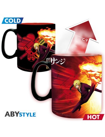ONE PIECE - Mug Heat Change - 460 ml - Zoro & Sanji