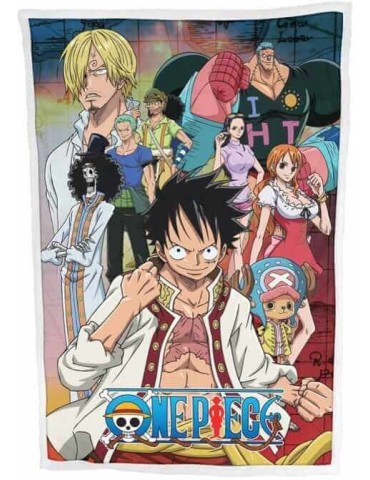 One Piece couverture polaire Ver 4 :100 x 150 cm