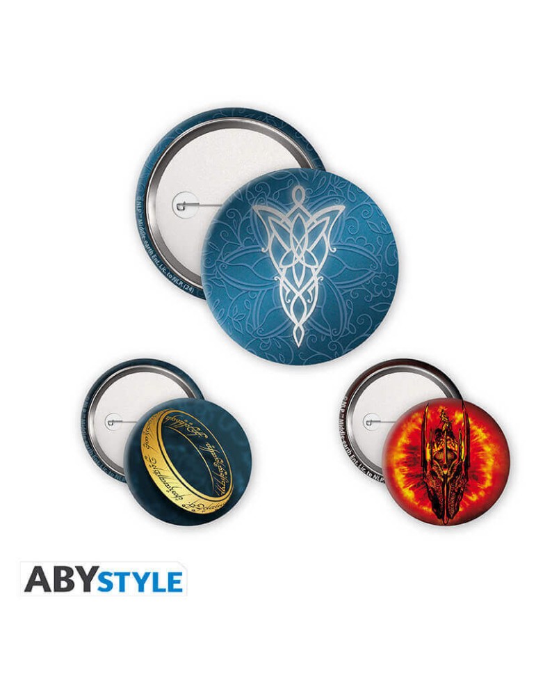 LORD OF THE RINGS - Pack de Badges - Terre du Milieu