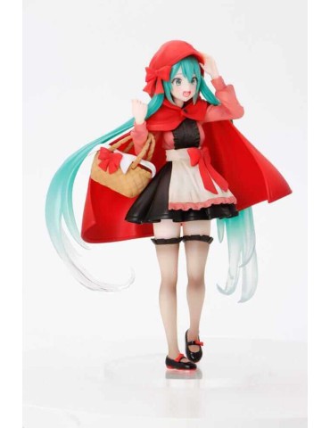Hatsune Miku Wonderland Figurine Little Red Riding Hood 18 cm