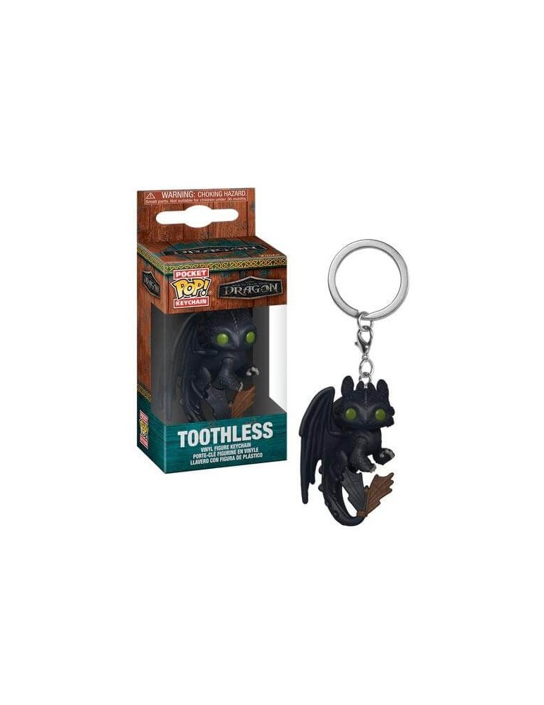 Dragons LAM - porte-clés Pocket Pop Toothless