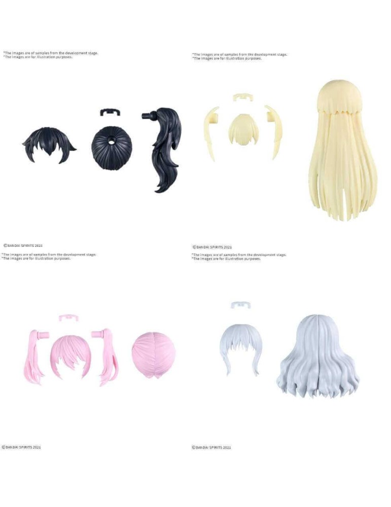 30MS Option Hair Style Parts 11 All 4 Types