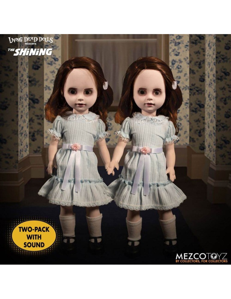 Shining Living Dead Dolls pack poupées sonores The Grady Twins 25 cm