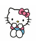 Sanrio Coussin Hello Kitty Blue Pants 36 cm