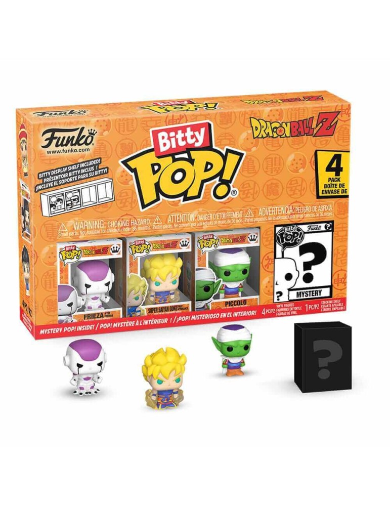 Dragon Ball pack 4 figurines Bitty POP! Vinyl Series 4 2,5 cm