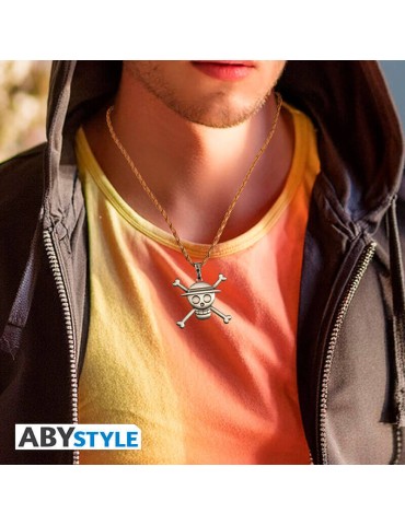 ONE PIECE - Collier avec pendentif 3D "Skull"