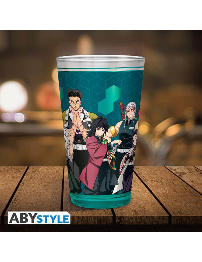 DEMON SLAYER - Verre XXL Premium - 400 ml - Piliers
