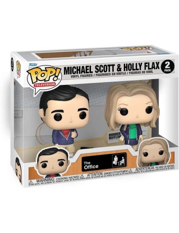 The Office pack 2 Funko Pops Michael & Holly