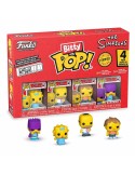 Les Simpsons pack 4 figurines Bitty POP! Vinyl Series 3 2,50 cm
